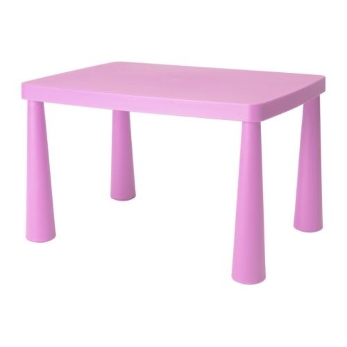 voelen Reciteren Gangster kindertafel - roze - huur tafels (meubilair) [TA/1004]